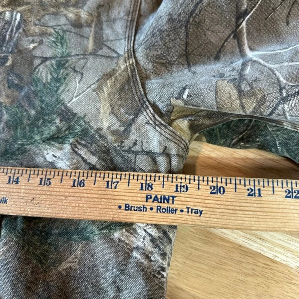 Carhartt Jacket Boys Medium 8-10 Real Tree Long Sleeve Full Zip Camouflage